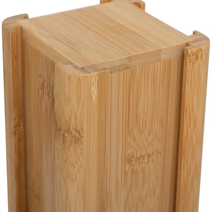 5Five Dolce Gusto Koffie cups/capsules houder dispenser - bamboe hout - 11 x 29 cm - voor 20 capsules