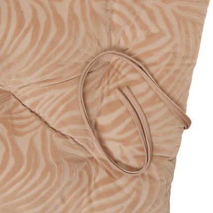 Atmosphera Tigris Fluwelen Vloermatras - 60x120xH8cm - Beige