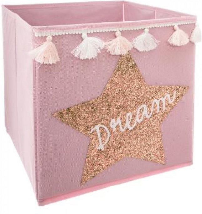 Opbergdoos Vierkant - Dream, Roze - (29x29x29cm)