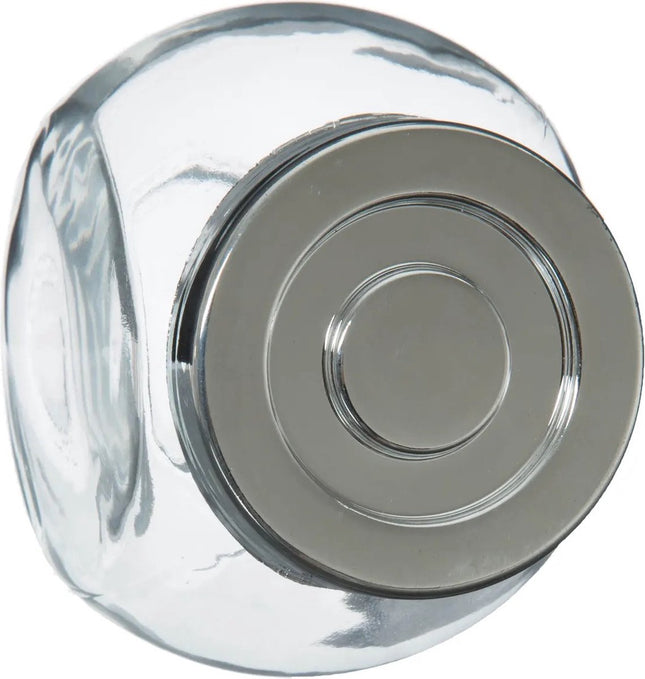 5Five Kruidenpotten set - 4x stuks van 200 ml - glas - met rvs deksel - luchtdicht - keuken kruidenrek