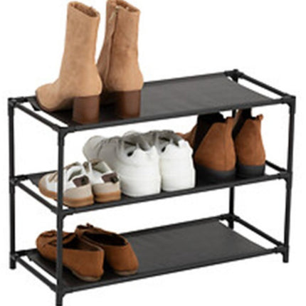 5Five Schoenenrek Intissa - 3-laags - metaal/kunststof - 57 x 25 x 39 cm - voor 9 paar schoenen - zwart
