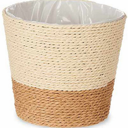 Grondlegger Natuurlijk Bruin Touw Plastic (15 x 14 x 15 cm)