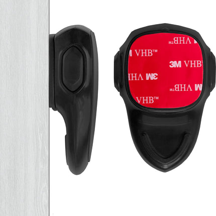 SIPO Ovenslot 9,2x9x2,8 cm - Veiligheidsslot Ovendeur tegen Openen door Kinderen - Eenvoudige Installatie - Slot voor oven - Zwart