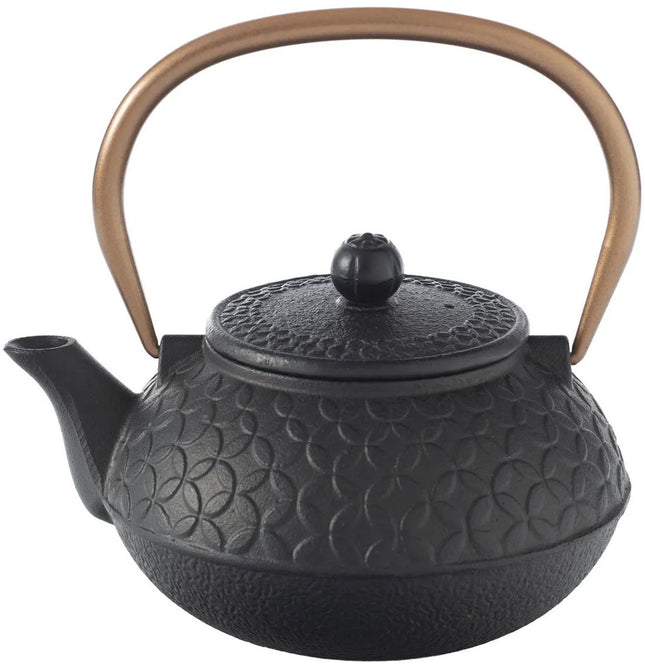 Secret de Gourmet Theepot Essential - Gietijzer - met hengsel - zwart - 1000 ml