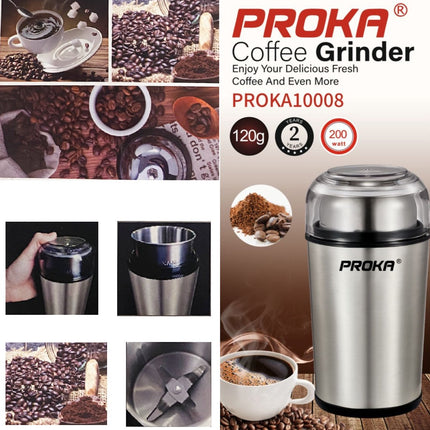 Elektrische koffie molen - Grinder rvs 120g | Multifunctionle Bonenmalers | Kruidenmolen