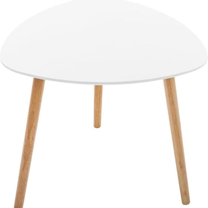 Atmosphera Créateur d'intérieur® koffietafel in set van 3 - salontafel - wit - hout - eik - woonkamer living