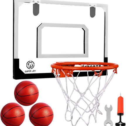 Basketbal korf net set voor kinderen, basketbalset met 3 balpompen, indoorsport, speelgoed