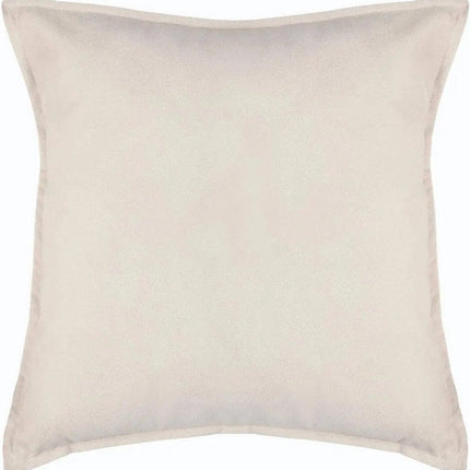 Atmosphera Bank/sierkussens huiskamer Sophia - 55 x 55 cm - Ivoor wit - polyester - met rits