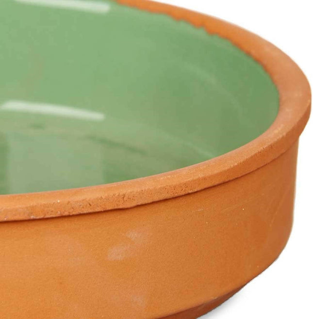 La Dehesa - Set 4x tapas/creme brulee schaaltjes terracotta/groen 16cm