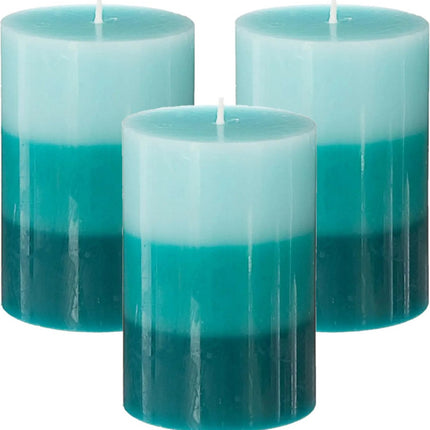 Atmosphera Geurkaars Nina - 3x stuks - Kokos - 45 branduren - 7 x 10 cm