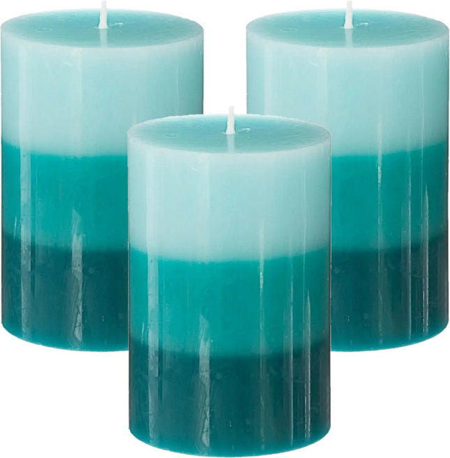 Atmosphera Geurkaars Nina - 3x stuks - Kokos - 45 branduren - 7 x 10 cm