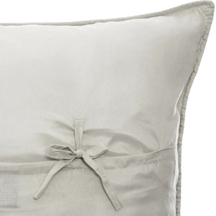 Atmosphera Bedsprei Dolce Vita - ivoor wit - 240 x 260 cm - polyester - luxe motief - plaid - met 2 kussenslopen