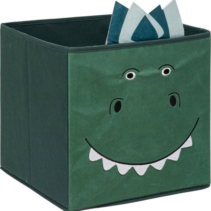 Atmosphera Kids Opbergdoos / opberger Vierkant - Dino - 29 x 29 cm