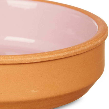 La Dehesa - Set 4x tapas/creme brulee schaaltjes terracotta/roze 16cm