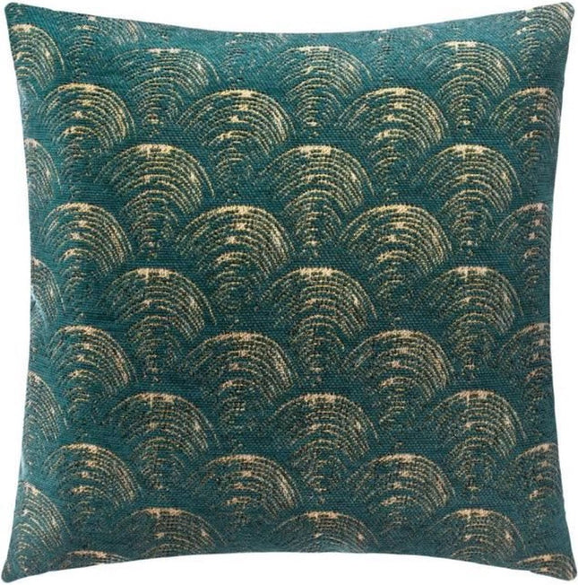Atmosphera Créateur d'intérieur® - Sierkussen (hoes) donkergroen/goud 40x40