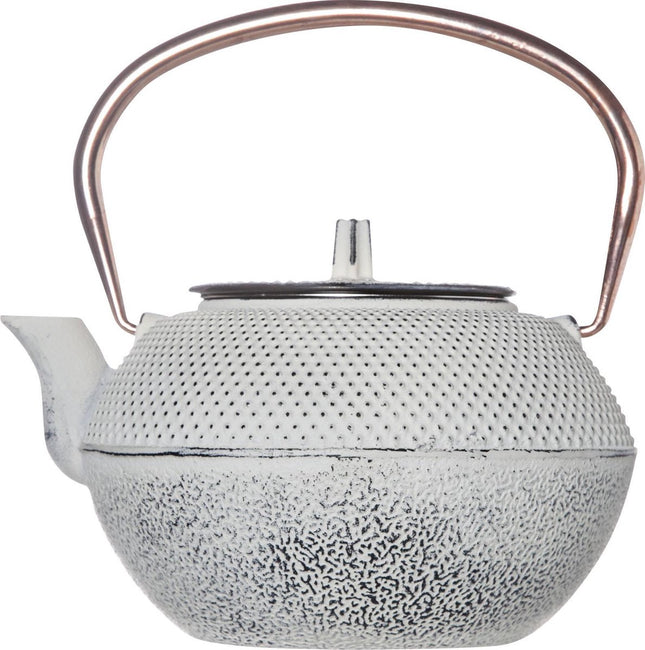 Cosy & Trendy Shinto Theepot - 1L2 - Wit - Koper Handvat
