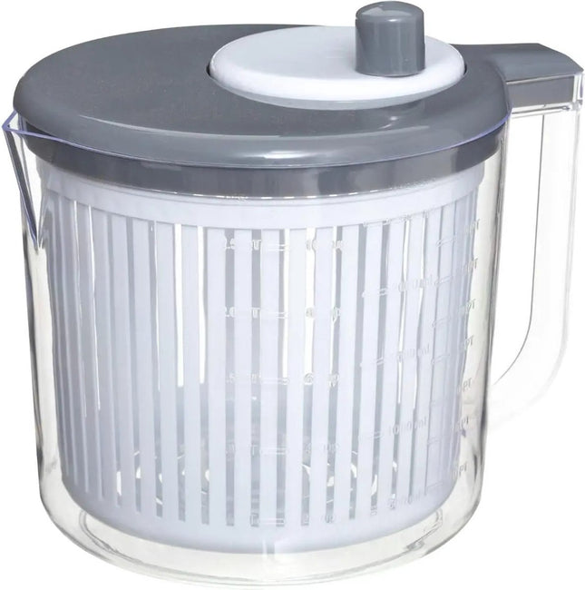 5Five Slacentrifuge / slazwierder / sladroger - kunststof - 2,5 liter - Salade spinner