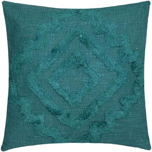 Tuft Inca Kussen - 40 x 40 cm - Sierkussen - blauw