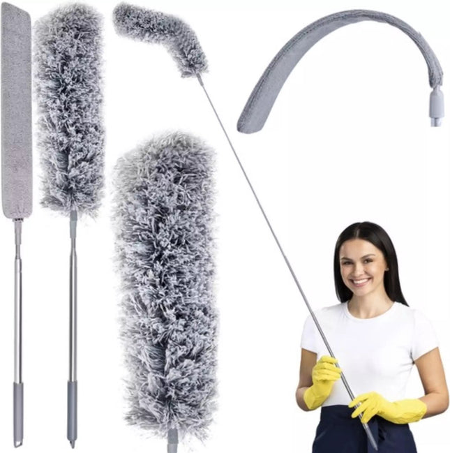 Ruhhy Telescopische Plumeau Stofborstel - 84 cm t/m 250 cm - Bereik Elke Hoek Zonder Ladder