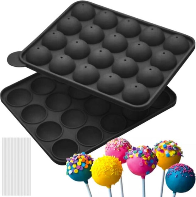 Ruhhy Siliconen Mal voor Koekjes - Perfecte Vorm, Herbruikbaar, 20 Gaten