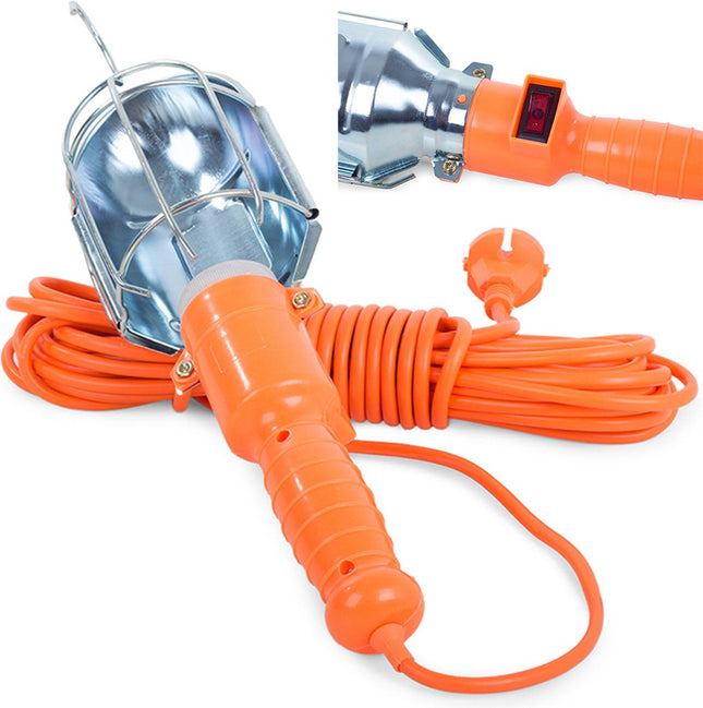Garage lamp - plafondlamp - Bouwlamp - Garagelamp - Lamp met haak - LAMP