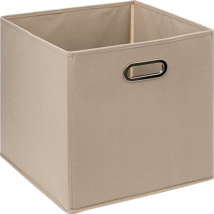 5Five Opbergmand linnen beige - 15 x 31 x 15 cm (S) - Opvouwbaar