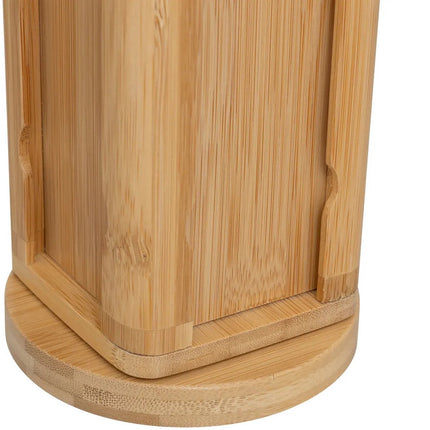 5Five Dolce Gusto Koffie cups/capsules houder dispenser - bamboe hout - 11 x 29 cm - voor 20 capsules