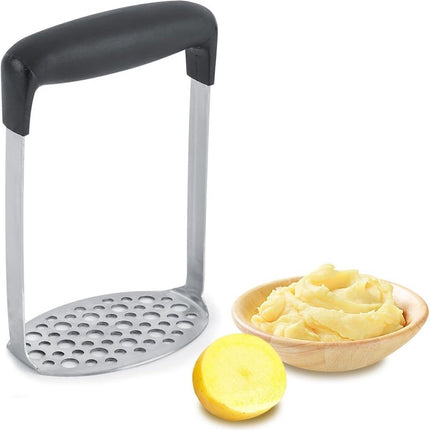 Aardappelstamper, aardappelbreker van roestvrij staal, aardappelpers, fruitpers, kindervoer, 6 mm en 9 mm rijen