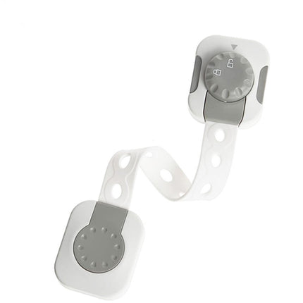 SIPO Veiligheidsslot voor Kastjes en Lades - 6 Stuks - Multifunctionele Kinderbeveiliging met Slim Slot - Wit - Verstelbaar -