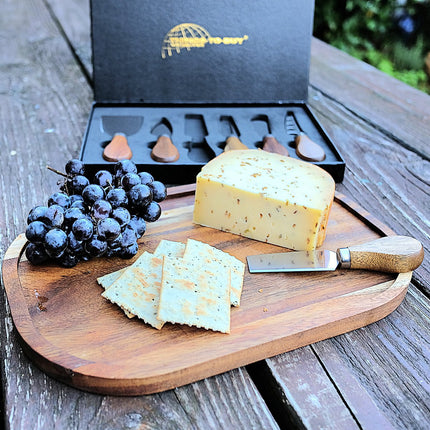 Secret de Gourmet – Acaciahouten Serveerplank – 30×20 cm – Natuurlijk Design