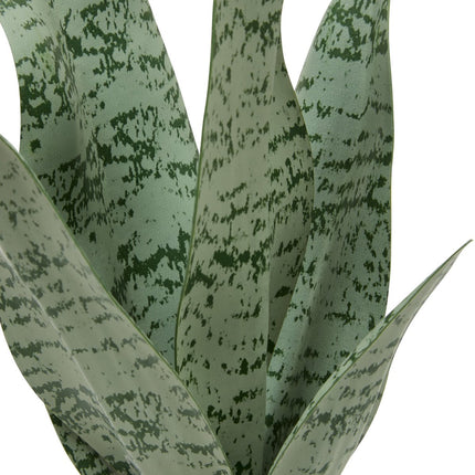 Atmosphera Kunstplant Sansevieria Chéri met keramische pot - Ø12xH38cm - Oranje