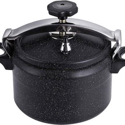 Snelkookpan 11 liter met anti-aanbak Marble coating- Zwart - pressure cooker - Alle warmtebronnen inclusief inductie