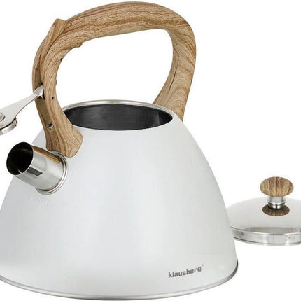Klausberg KB-7264  fluitketel - 3L - rvs - alle warmtebronnen