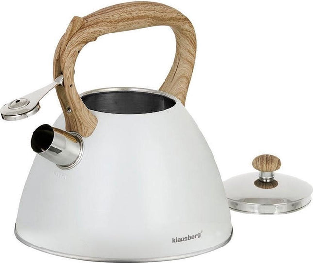 Klausberg KB-7264  fluitketel - 3L - rvs - alle warmtebronnen