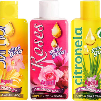 Gota Gota Mix pakket luchtverfrissers van 3 stuks - Sufflor - Roses -Citronela