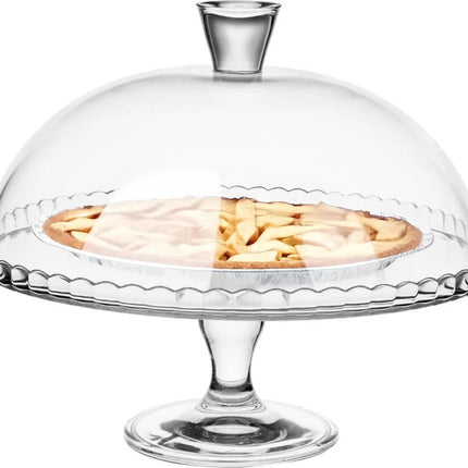 Pasabahce Plateau - Met Stolp - Glas - 32,2 cm