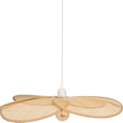 Atmosphera Hanglamp bamboe bloem - Ø62xH94cm - Beige