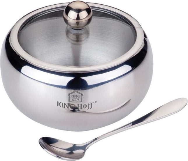 Kinghoff Suikerpot - RVS