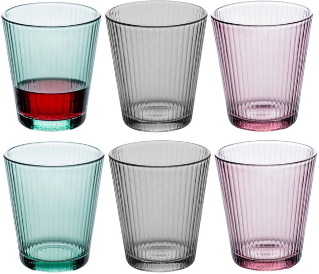 Secret de Gourmet Mal'eau Waterglazen - 24cl - Set van 6 stuks - Multi