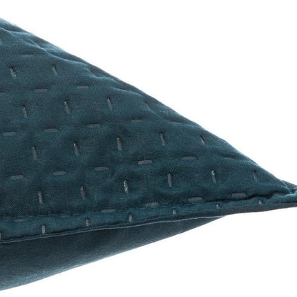 Bedsprei - Blauw/groen -afmeting 260x240 met 2 kussenslopen van 60x60