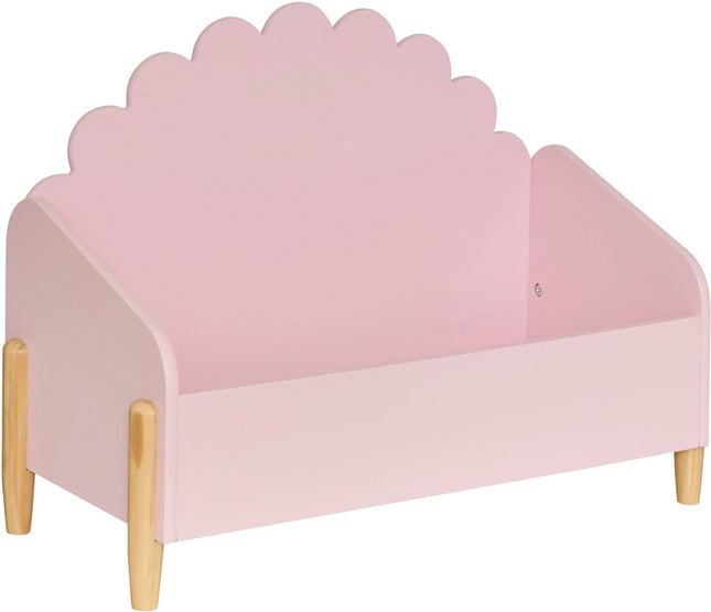 Atmosphera Kids Opbergkist Bloemen - 61x29x44cm - Roze