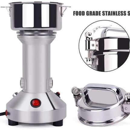 HAKAL – Elektrische Koffiemolen 250 g – Hoge Capaciteit – Japanse Motor – Voor Koffiebonen, Granen, Zaden & Specerijen