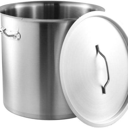 Kinghoff Stoompan - Kookpan 36 liter - Ø36cm - Voor Professionele Keukens - Geschikt voor Gas, Elektrisch en Inductie - Soeppan - XXL Pan