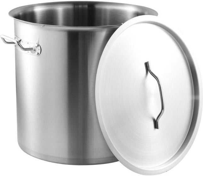 Kinghoff Stoompan - Kookpan 36 liter - Ø36cm - Voor Professionele Keukens - Geschikt voor Gas, Elektrisch en Inductie - Soeppan - XXL Pan