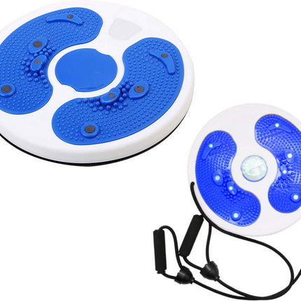 Cardio Twister Disc - Core Waist Ab Trainer - Buikspiertrainer - Balanstrainer Workout - Balance Board Twister - Balance board - Hometrainer - Wit
