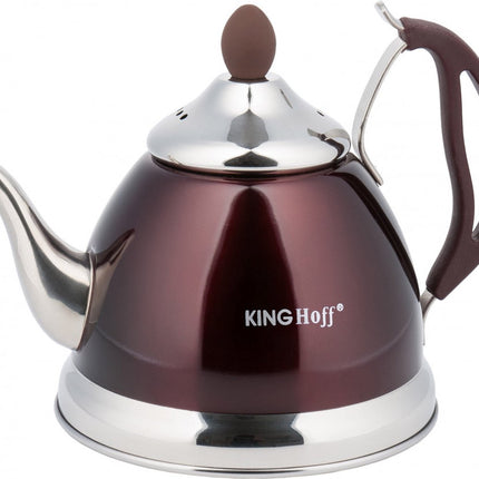 Kinghoff 3762 - Theepot / Theekan met zeef - Bruin