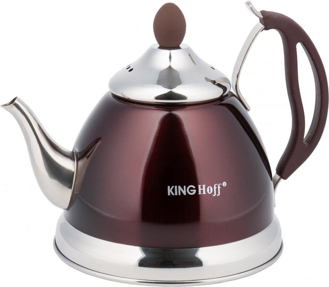 Kinghoff 3762 - Theepot / Theekan met zeef - Bruin