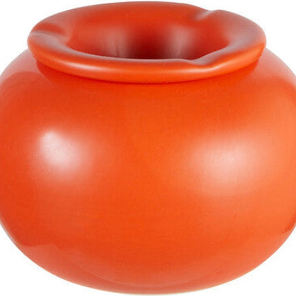 Atmosphera Keramische Asbak - Ø16xH11cm - Oranje