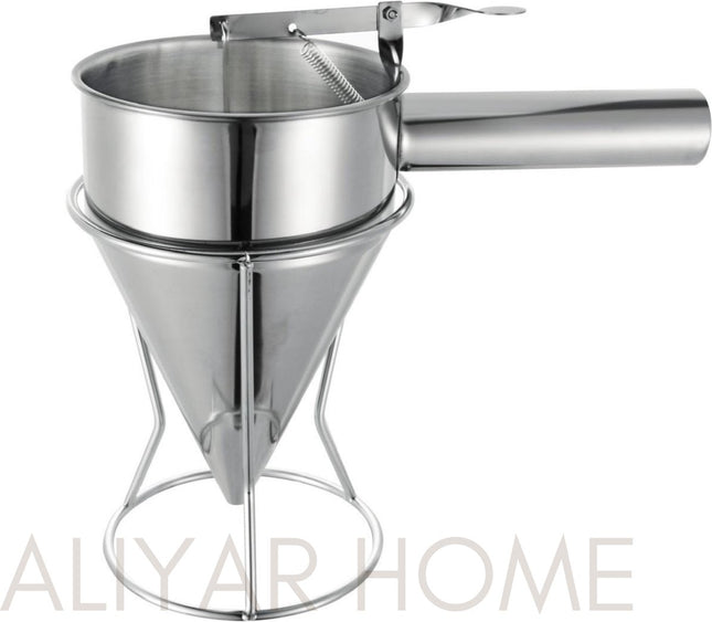 Beslagdispenser - Deegdispenser - Doseerspuit - RVS - Taarten - Pancakes - Muffins