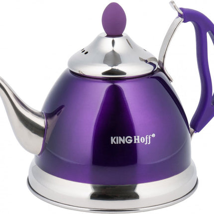 Kinghoff 3762 - Theepot / Theekan met zeef - Paars